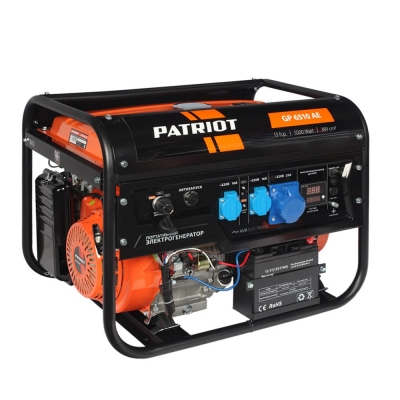 PATRIOT GP 6510AE генератор бензиновый 