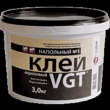 Клей для напольного покрытия ВГТ «ЭКОНОМ» 3 кг Клей для напольного покрытия ВГТ «ЭКОНОМ» 3 кг