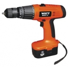 Аккумуляторная дрель-шуруповёрт WATT WAS-14 (ударная)