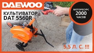Cборка культиватора Daewoo DAT 5560R (Видеоинструкция)